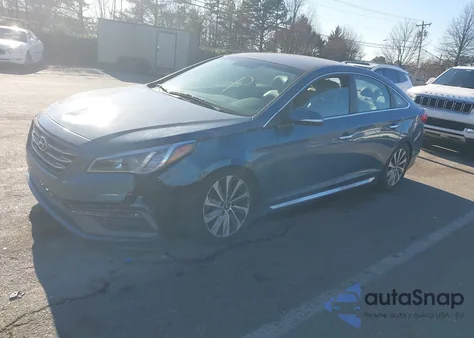 2015 Hyundai Sonata Sport z USA, uszkodzony, nr VIN 5NPE34AFXFH127549